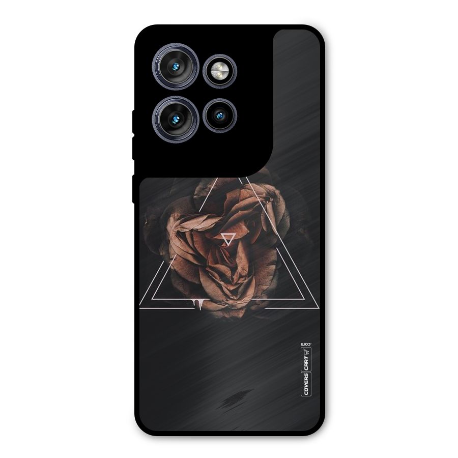 Dusty Rose Metal Back Case for Motorola Edge 50 Neo