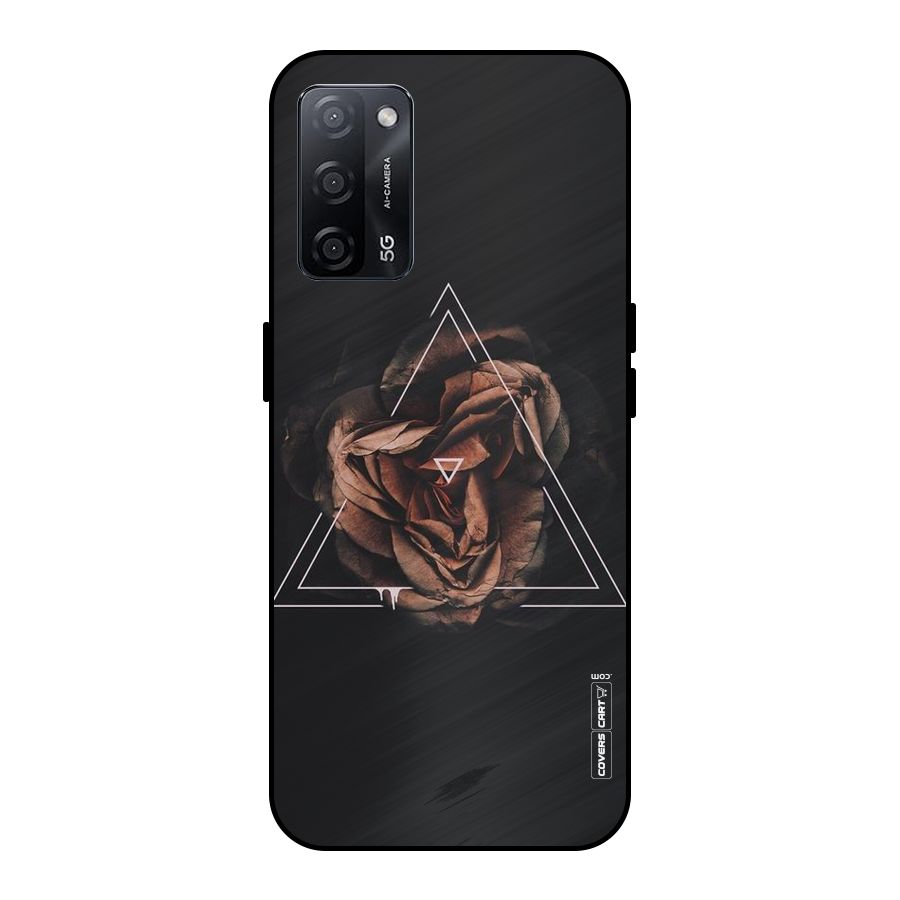 Dusty Rose Metal Back Case for Oppo A53s 5G