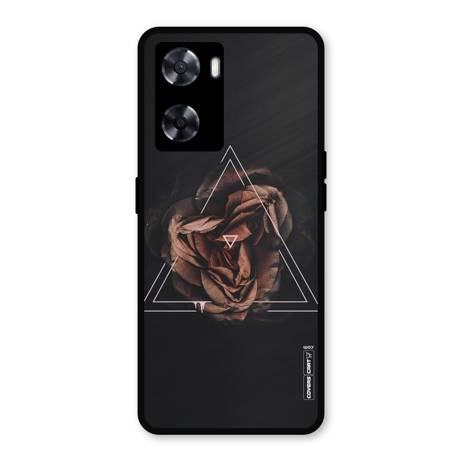 Dusty Rose Metal Back Case for Oppo A77s