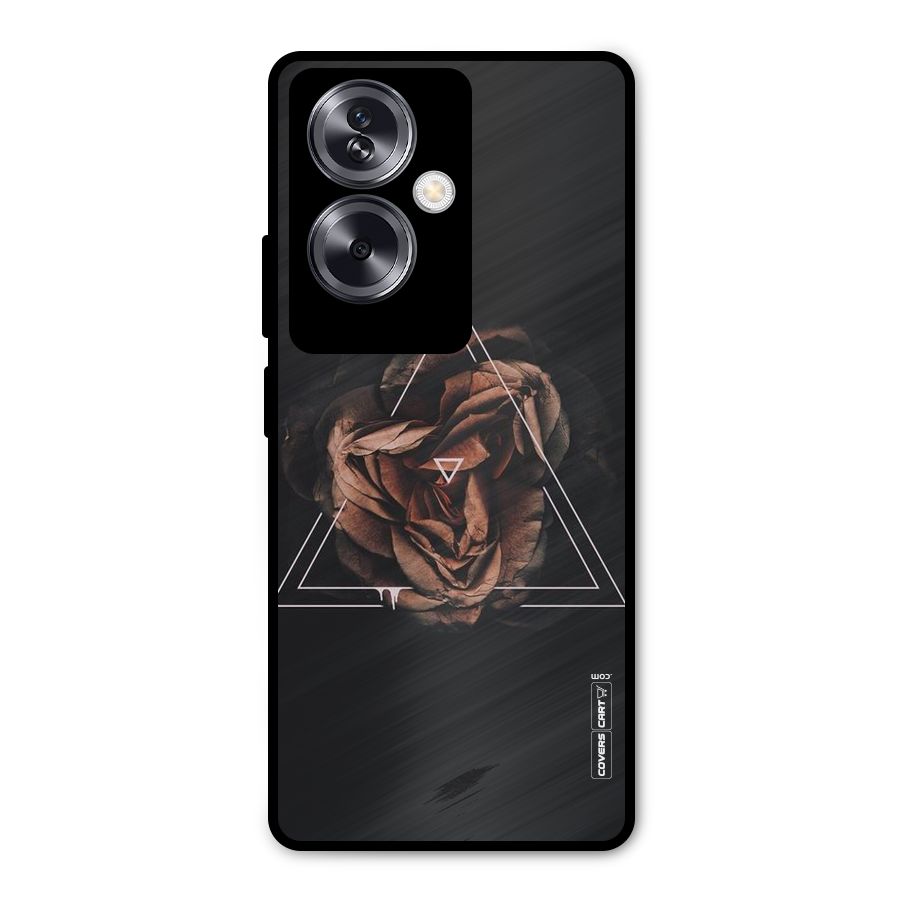 Dusty Rose Metal Back Case for Oppo A79 5G