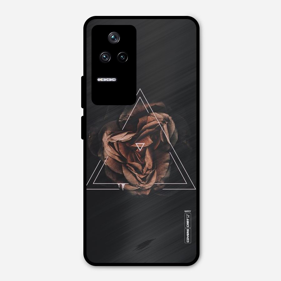 Dusty Rose Metal Back Case for Poco F4 5G