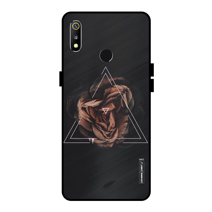 Dusty Rose Metal Back Case for Realme 3i