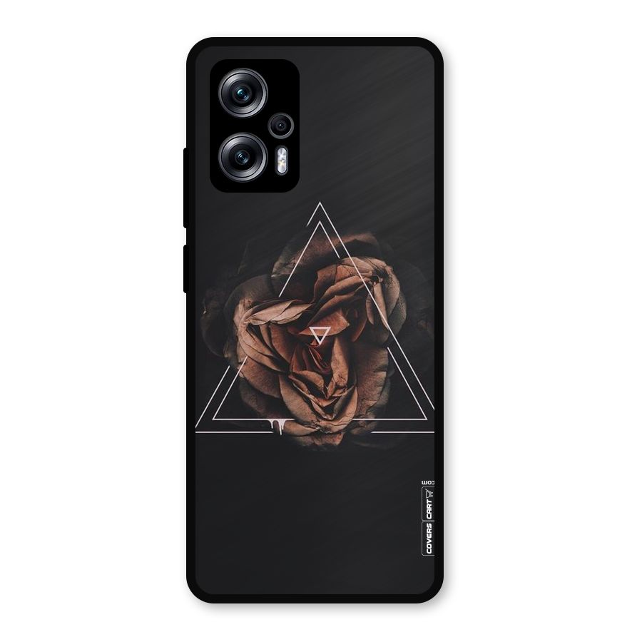 Dusty Rose Metal Back Case for Redmi K50i