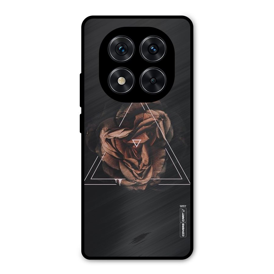 Dusty Rose Metal Back Case for Redmi Note 14 Pro 5G
