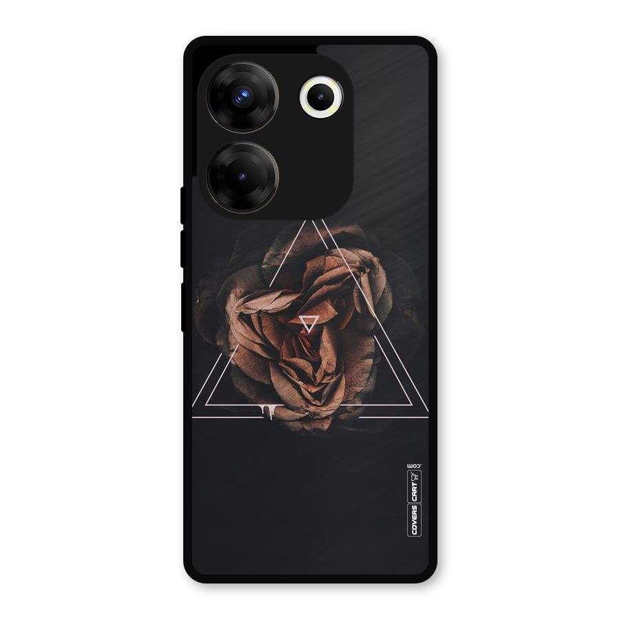 Dusty Rose Metal Back Case for Tecno Camon 20