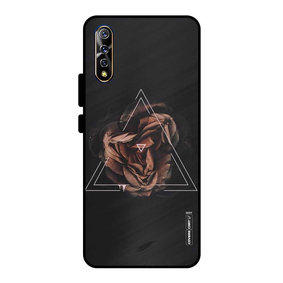 Dusty Rose Metal Back Case for Vivo S1
