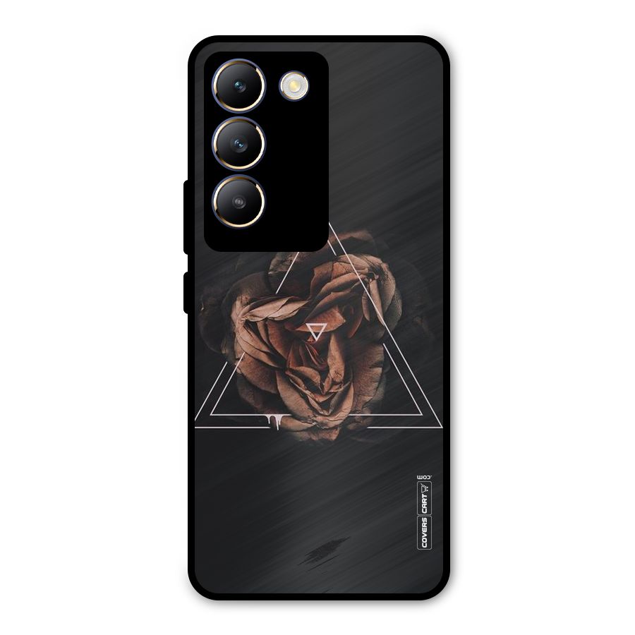 Dusty Rose Metal Back Case for Vivo T3 5G