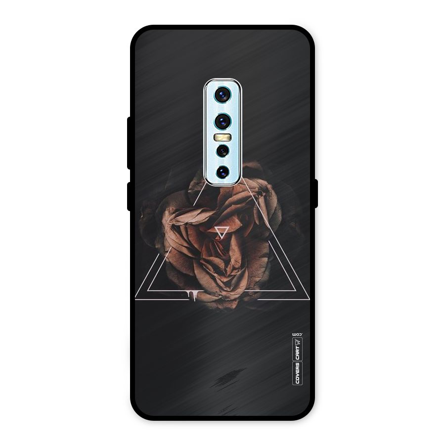 Dusty Rose Metal Back Case for Vivo V17 Pro