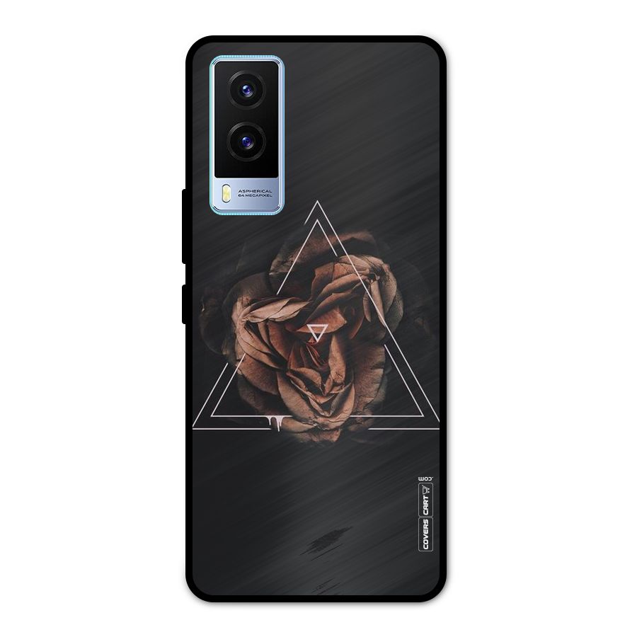 Dusty Rose Metal Back Case for Vivo V21e 5G