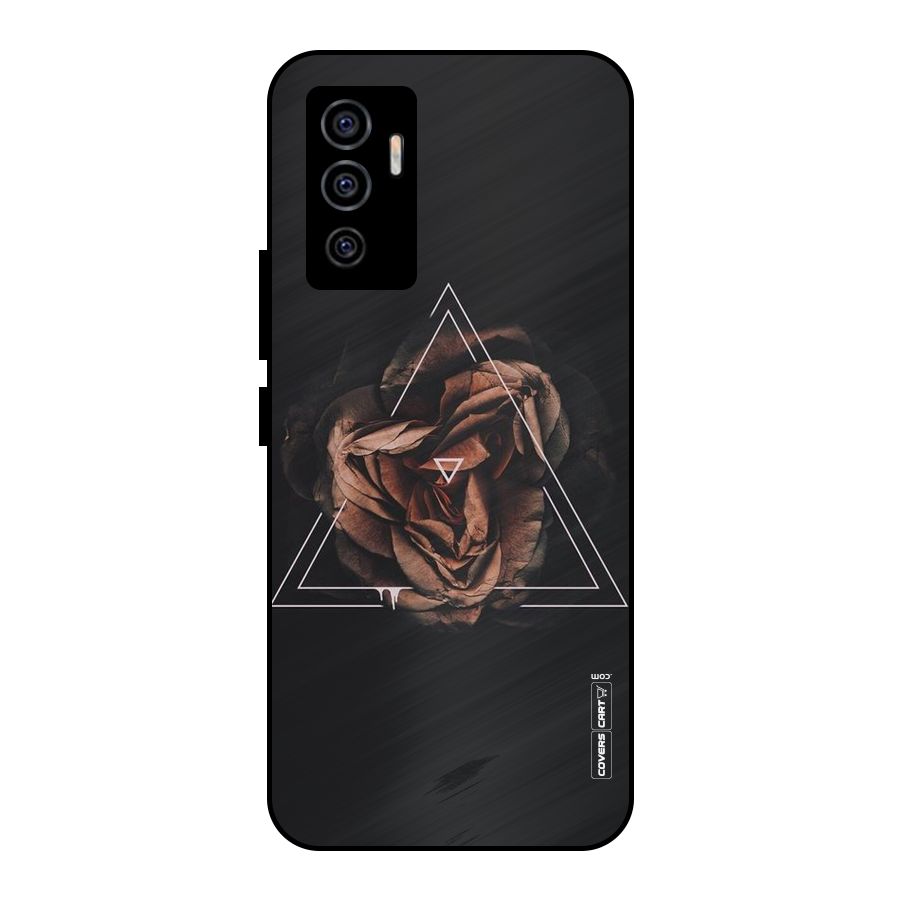 Dusty Rose Metal Back Case for Vivo V23e