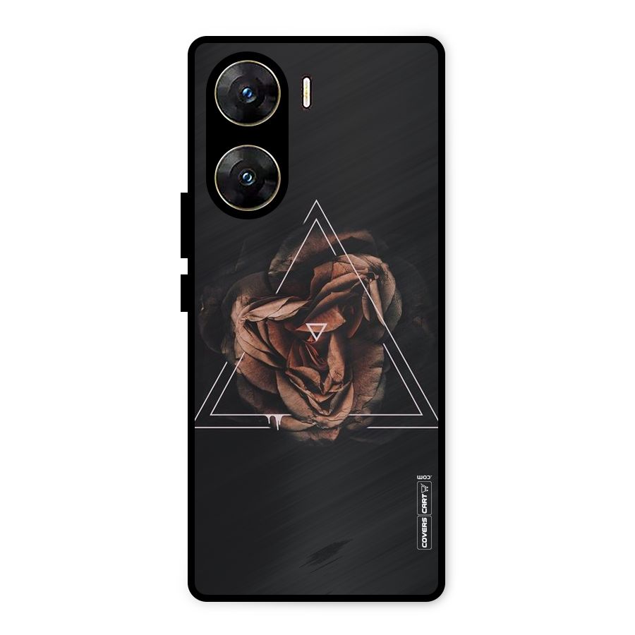 Dusty Rose Metal Back Case for Vivo V29e