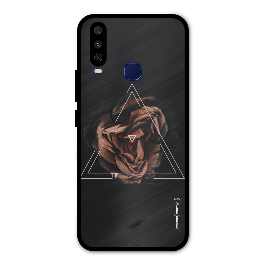 Dusty Rose Metal Back Case for Vivo Y15