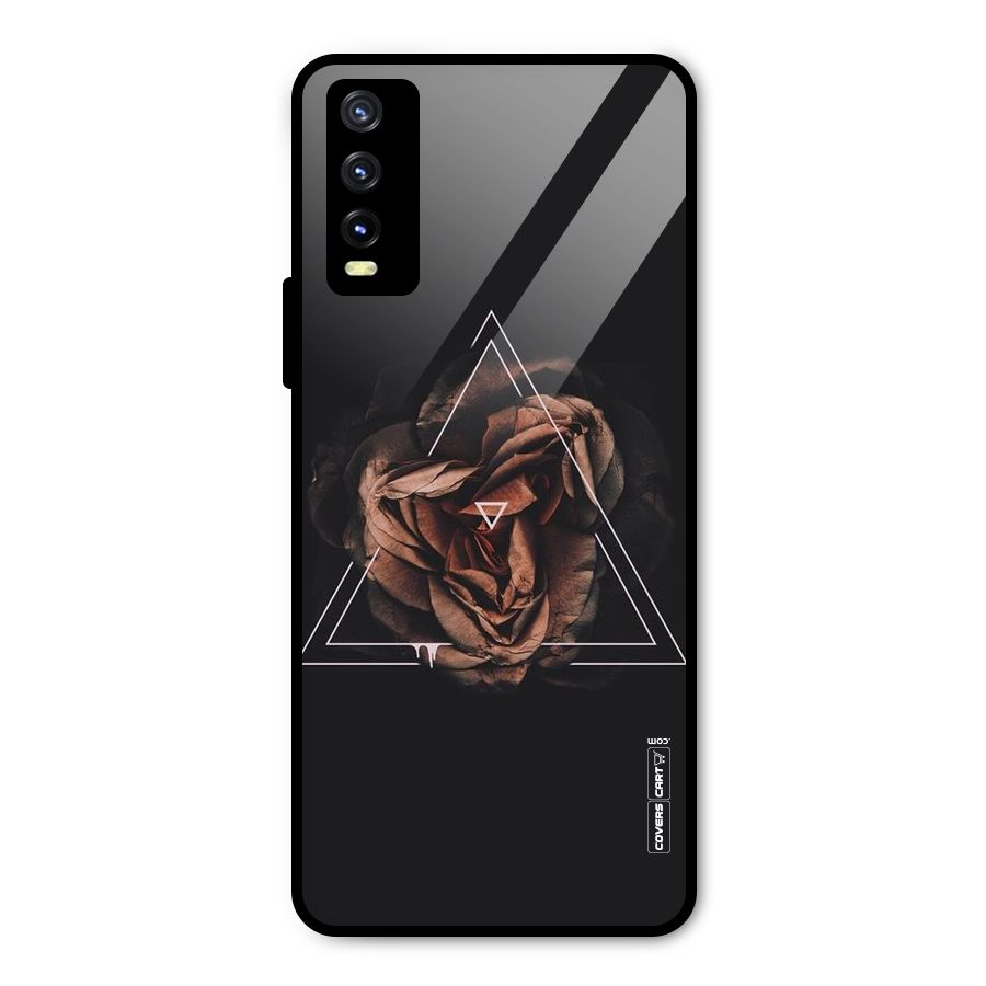 Dusty Rose Metal Back Case for Vivo Y20g