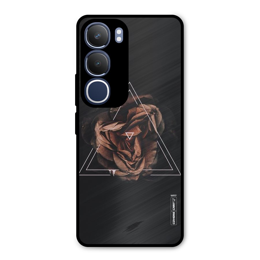 Dusty Rose Metal Back Case for Vivo Y29