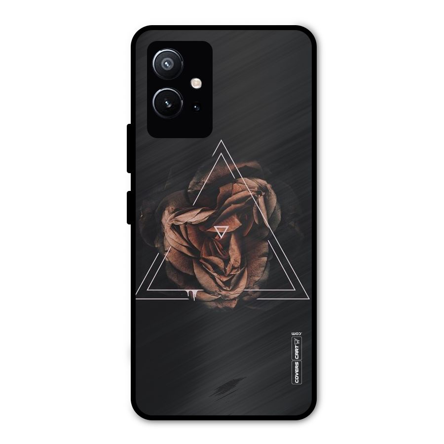 Dusty Rose Metal Back Case for Vivo Y75 5G