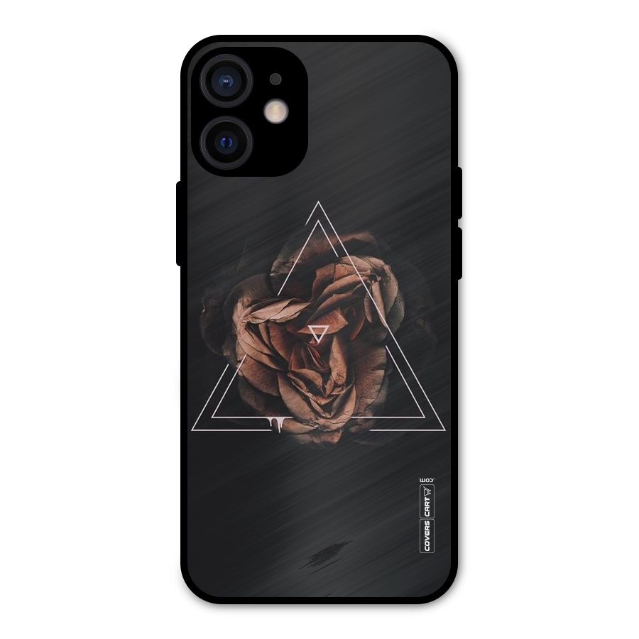 Dusty Rose Metal Back Case for iPhone 12 Mini