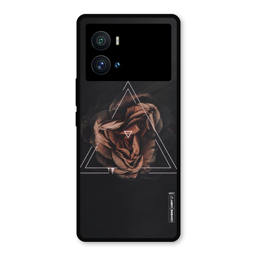 Dusty Rose Metal Back Case for iQOO 9 Pro