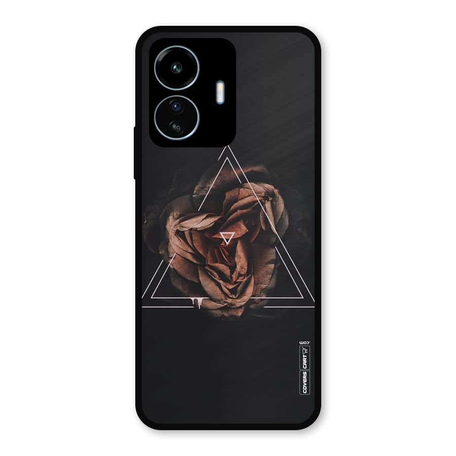 Dusty Rose Metal Back Case for vivo iQOO Z6 Lite 5G