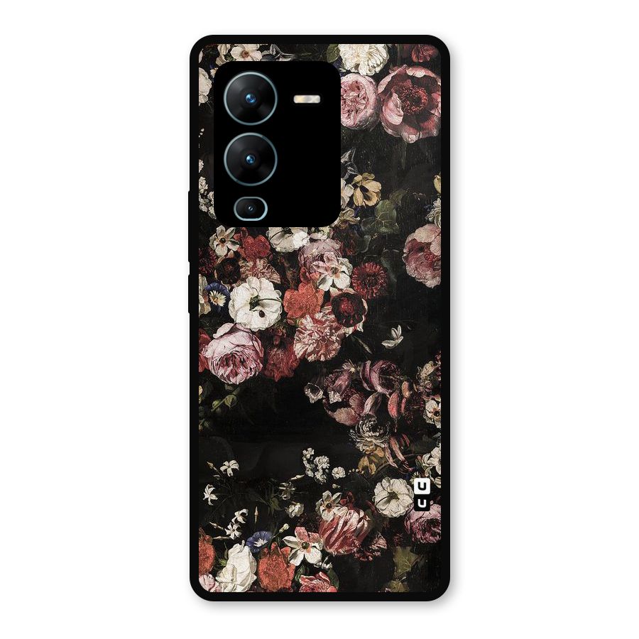 Dusty Rust Metal Back Case for Vivo V25 Pro