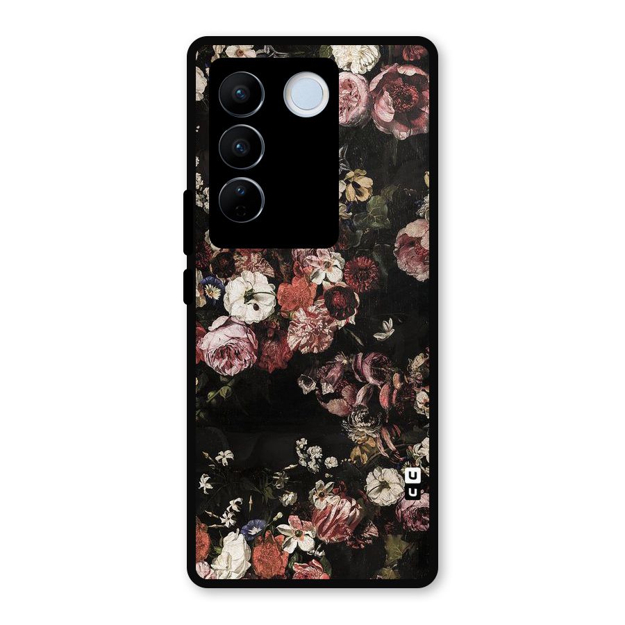Dusty Rust Metal Back Case for Vivo V27 Pro
