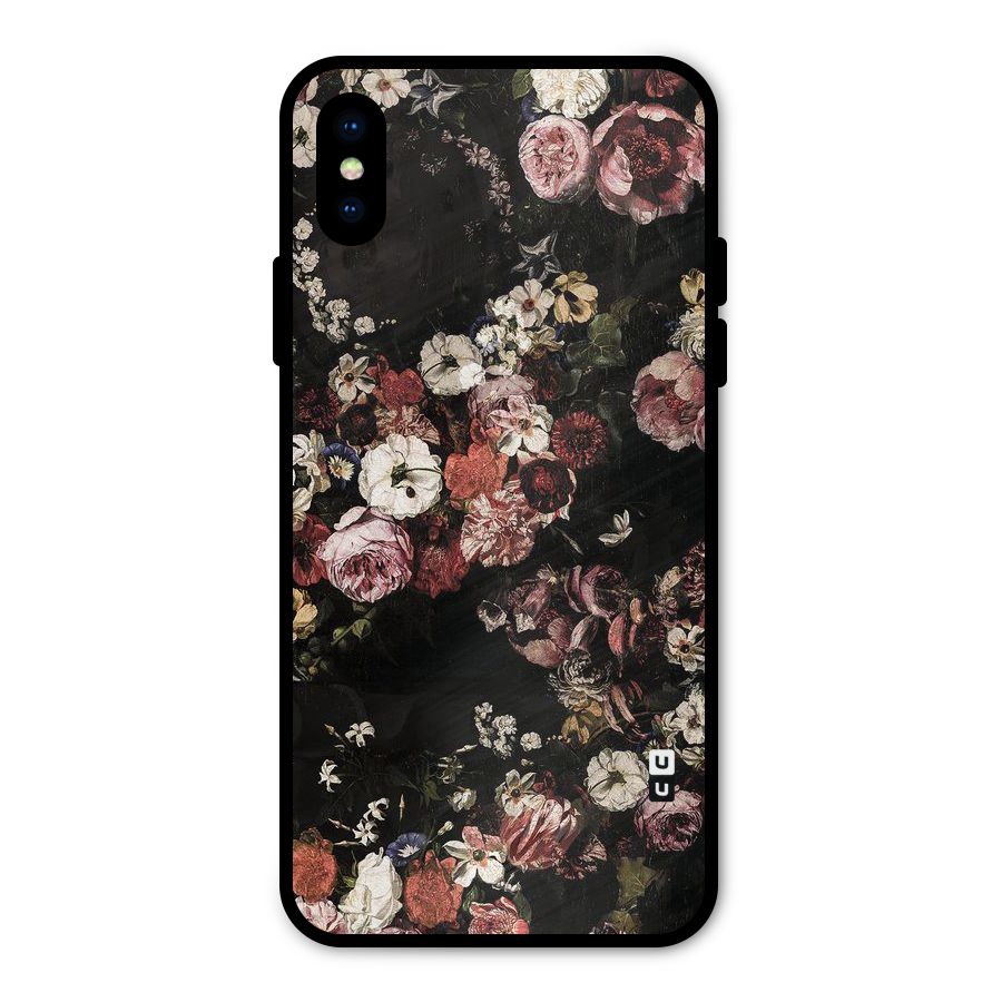 Dusty Rust Metal Back Case for iPhone X