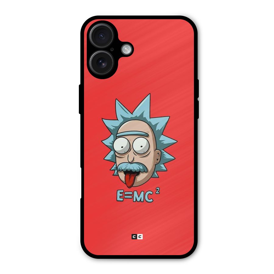 E is Equal Metal Back Case for iPhone 16 Plus