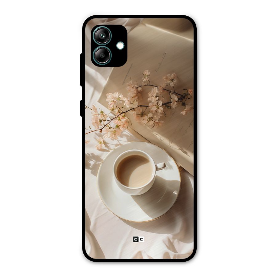 Early Morning Tea Metal Back Case for Galaxy A04