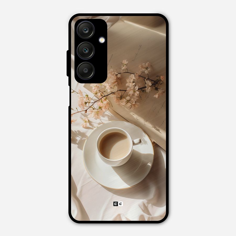 Early Morning Tea Metal Back Case for Galaxy A25 5G