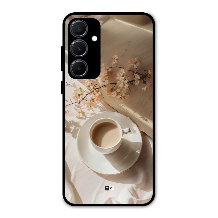 Early Morning Tea Metal Back Case for Galaxy A35