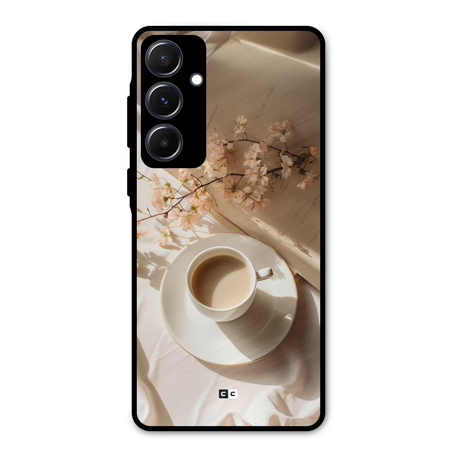 Early Morning Tea Metal Back Case for Galaxy A55