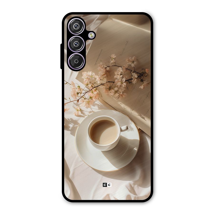 Early Morning Tea Metal Back Case for Galaxy M15