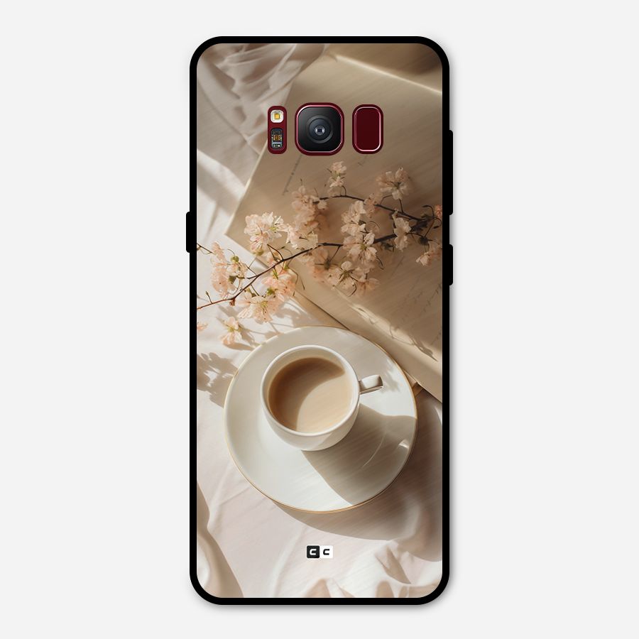 Early Morning Tea Metal Back Case for Galaxy S8