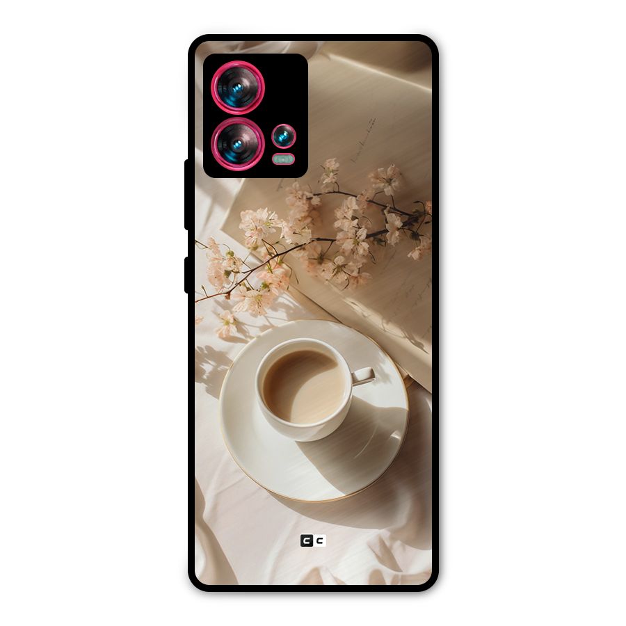 Early Morning Tea Metal Back Case for Motorola Edge 30 Fusion