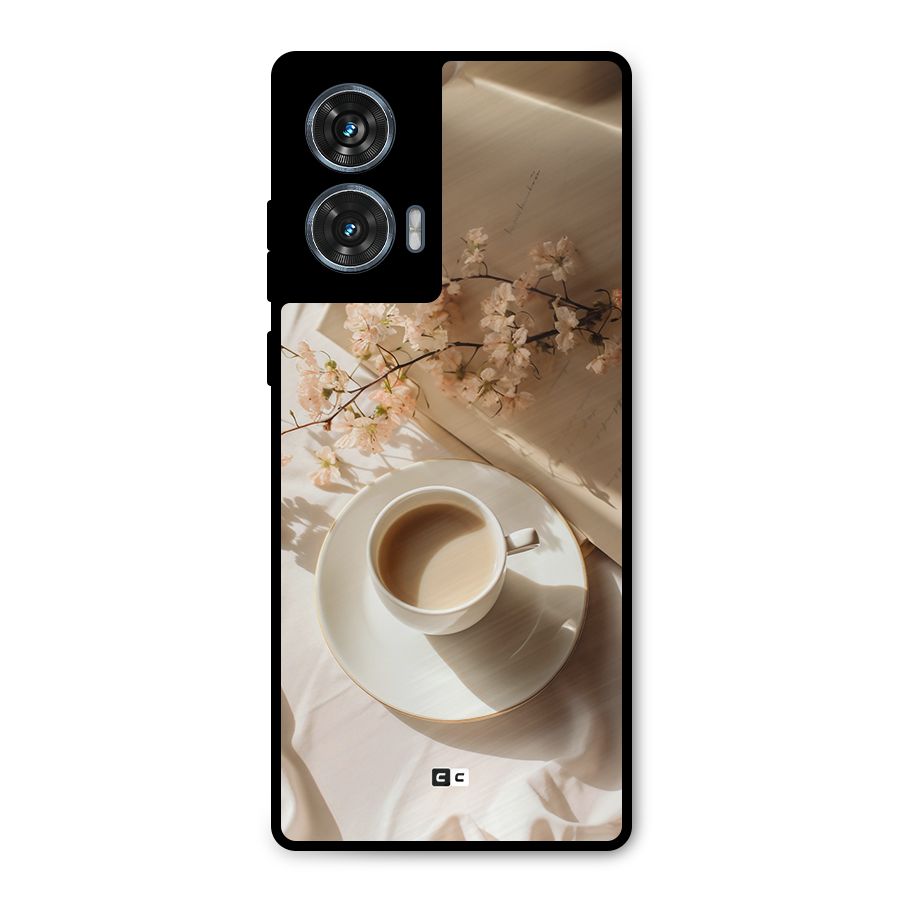 Early Morning Tea Metal Back Case for Motorola Edge 50 Fusion