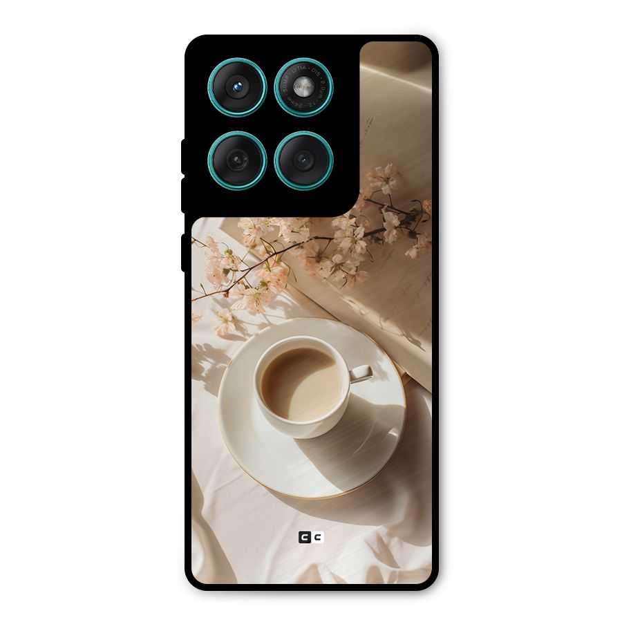 Early Morning Tea Metal Back Case for Motorola Edge 60 Fusion