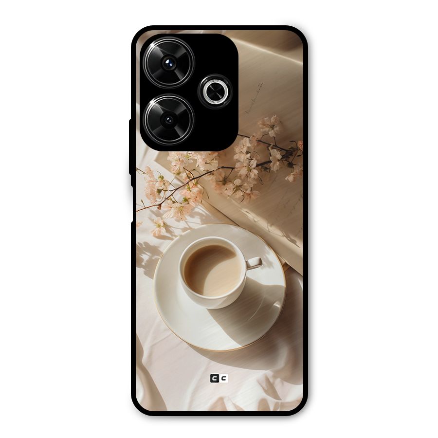 Early Morning Tea Metal Back Case for Poco M6 Plus