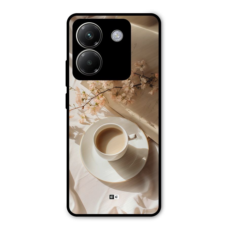 Early Morning Tea Metal Back Case for Poco M7 Pro 5G