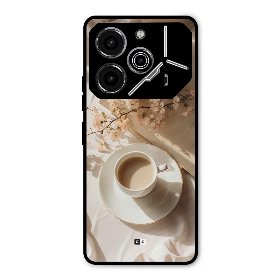 Early Morning Tea Metal Back Case for Tecno Pova 6 Pro