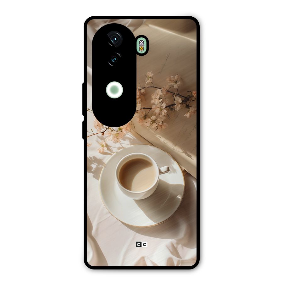 Early Morning Tea Metal Back Case for Vivo V40e
