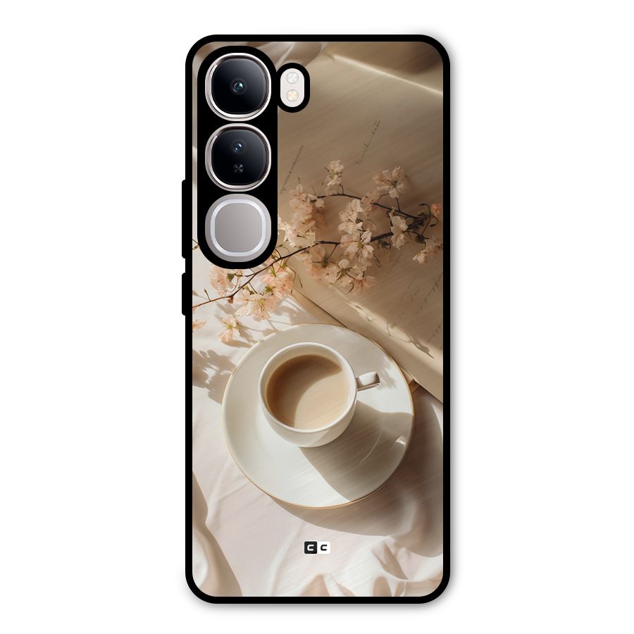 Early Morning Tea Metal Back Case for Vivo Y300