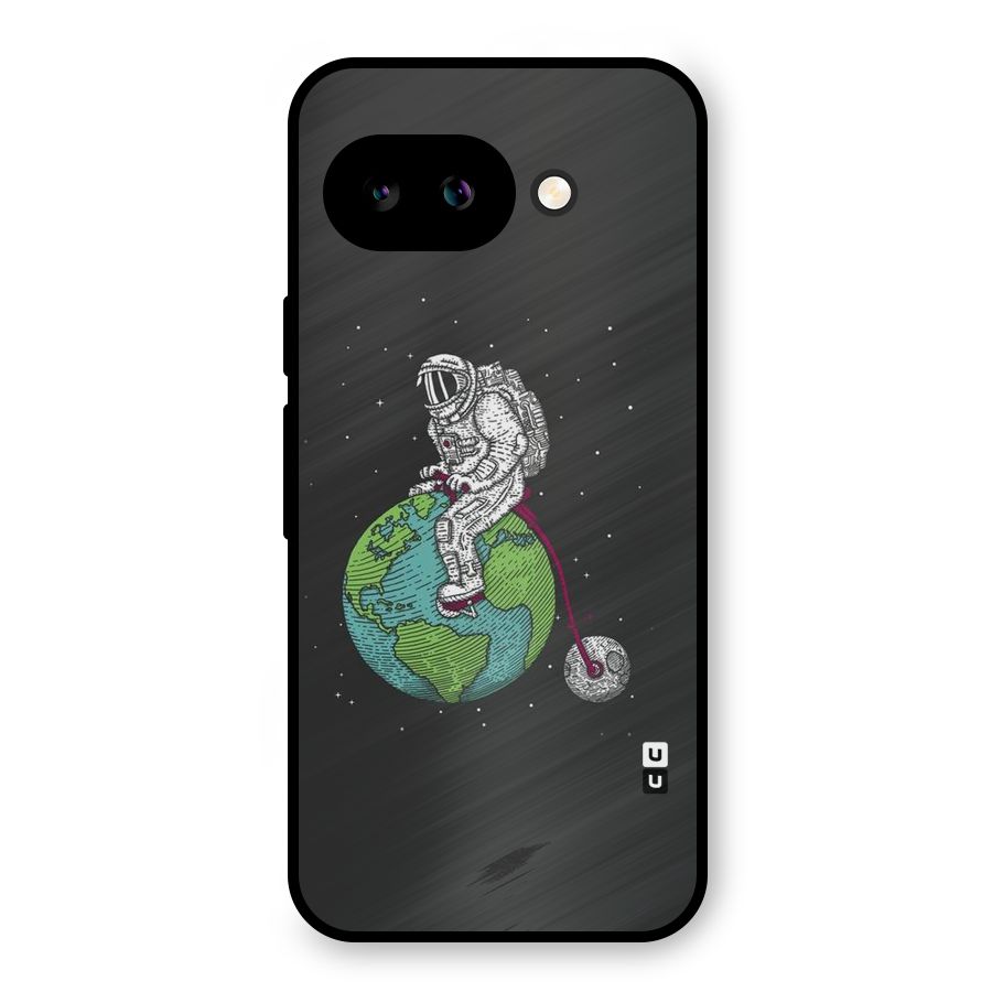 Earth Space Doodle Metal Back Case for Google Pixel 9a