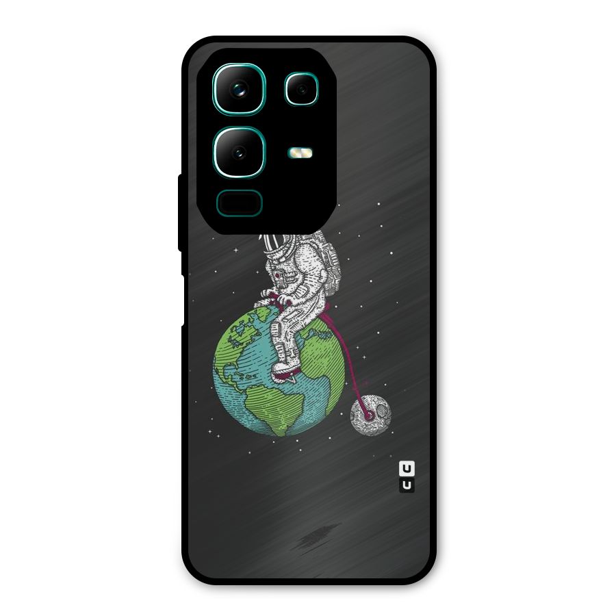 Earth Space Doodle Metal Back Case for Infinix Note 50x