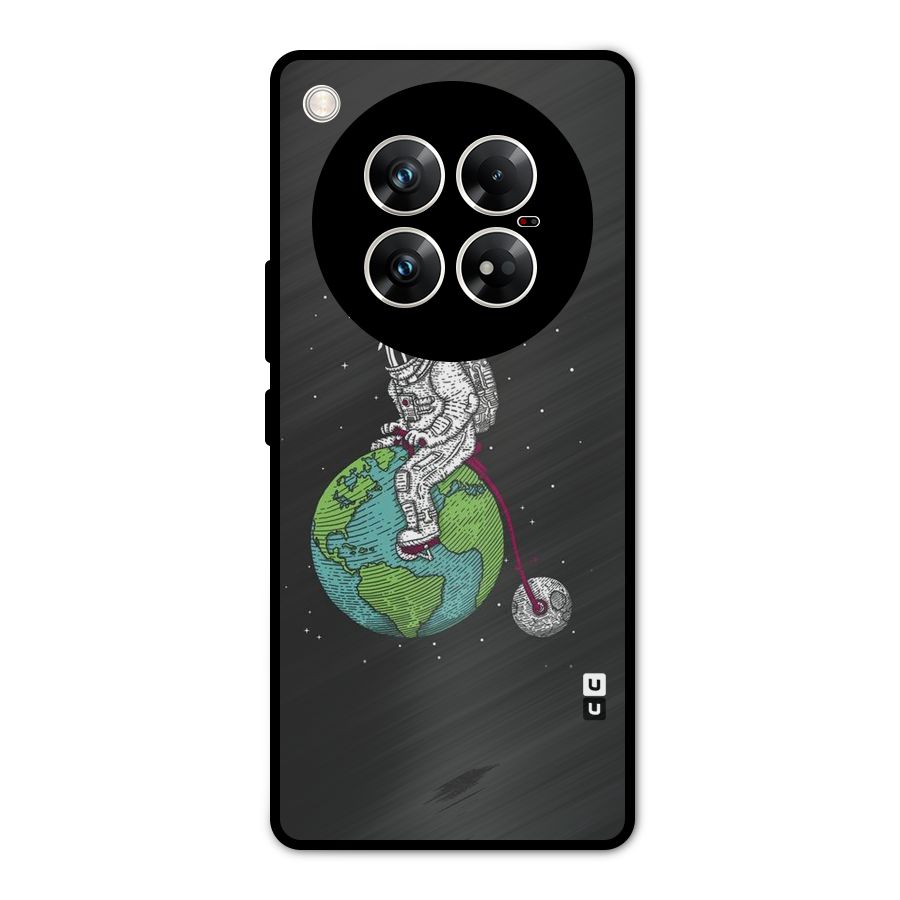 Earth Space Doodle Metal Back Case for Infinix Zero 40 5G