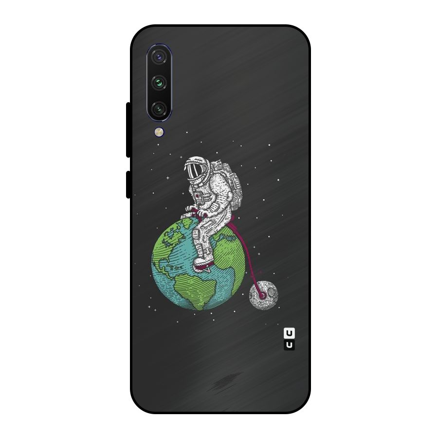 Earth Space Doodle Metal Back Case for Mi A3