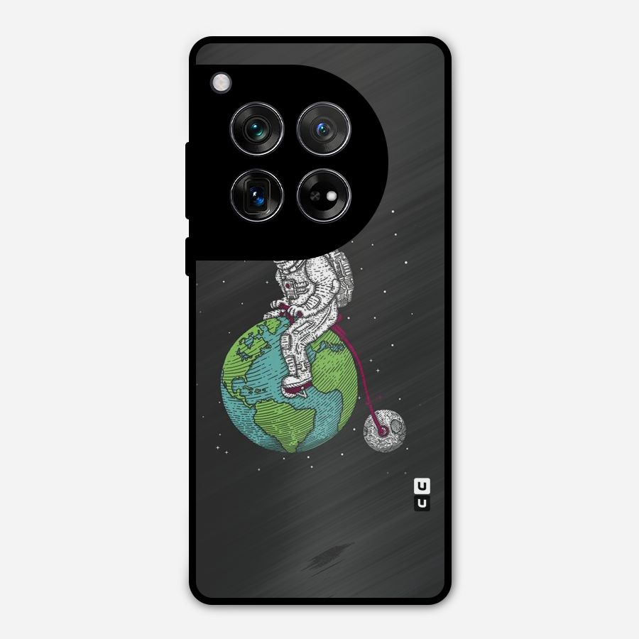 Earth Space Doodle Metal Back Case for OnePlus 12