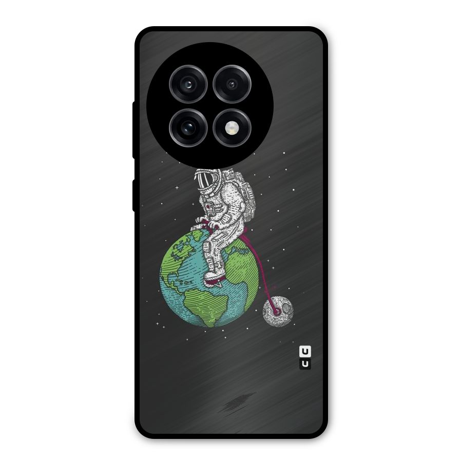 Earth Space Doodle Metal Back Case for OnePlus 13R