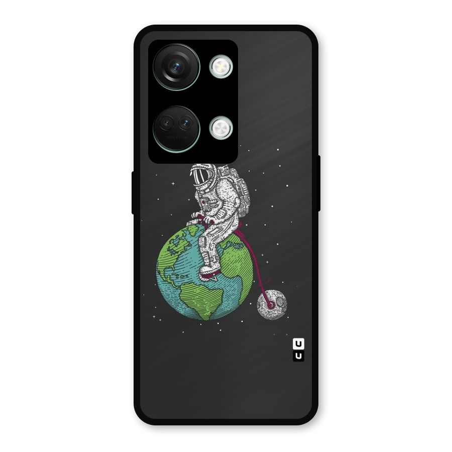 Earth Space Doodle Metal Back Case for OnePlus Nord 3