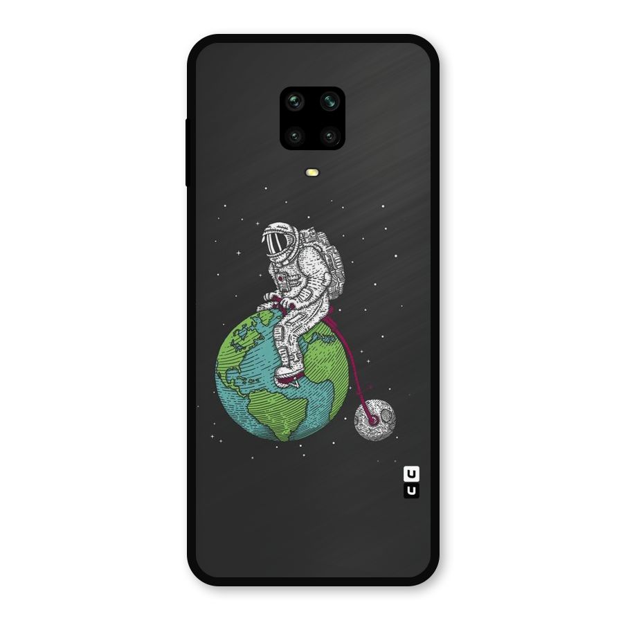 Earth Space Doodle Metal Back Case for Poco M2