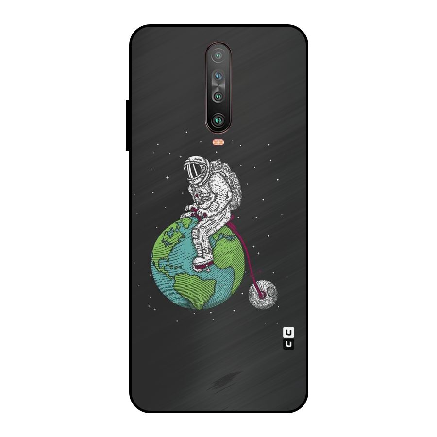 Earth Space Doodle Metal Back Case for Poco X2