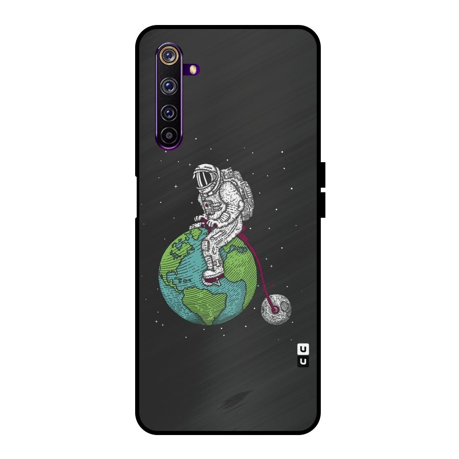 Earth Space Doodle Metal Back Case for Realme 6 Pro